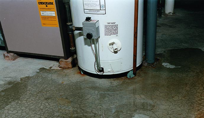 Professional appliance leak cleanup service